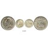 Image 1 : Lot of 2 Ecuador (struck at Philadelphia) silver coins: 2 sucres 1928 and 50 centavos 1930. KM-73 an