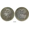 Image 1 : Ecuador (struck in England), 1 sucre, 1892-HEATON / BIRMINGHAM. KM-53.1. 25.0 grams. Deeply old-tone
