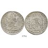 Image 1 : Mexico City, Mexico, bust 8 reales, Charles IV transitional (bust of Charles III, ordinal IV), 1789F
