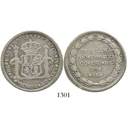 Mexico City, Mexico, 4 reales proclamation medal, Charles IV, 1789. Grove-C10; KM-Q27; CT-836. 13.3