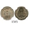 Image 1 : Uruguay (struck in Poissy, France), copper-nickel 1 centesimo, 1924, encapsulated NGC MS 66
