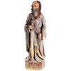 Image 1 : Large, hand-carved wooden statue of St. Paul the Apostle, early 1900s.  37 lb, 37" tall and 11" at i