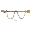 Image 1 : Iron slave-transport shackles, early 1800s, from West Africa.  376 grams, 12" long, each cuff about