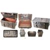 Image 1 : Large iron Nuremburg ("Armada") chest (late 1500s to mid-1600s), with unique "Adam and Eve"-themed i
