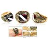 Image 1 : Atocha "Golden Crew" men's gold ring, size 11, 18K, made by Jostens for Treasure Salvors in 1985