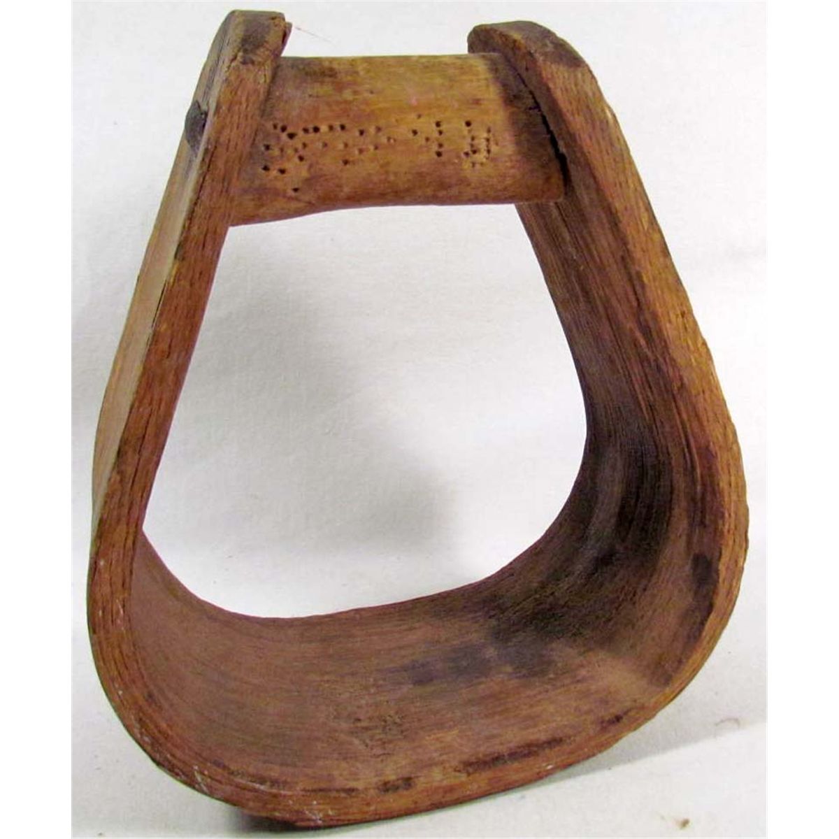 VINTAGE WOODEN HORSE STIRRUP FOUND IN THE DESERT IN THE 1940'S