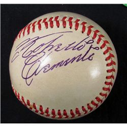 ROBERTO CLEMENTE AUTOGRAPHED BASEBALL W/ COA