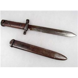 ITALIAN FACIST CARCANO COMBAT BAYONET RIFLE W/ SCABBARD