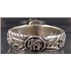Image 4 : STERLING SILVER GERMAN NAZI WEDDING RING