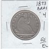 Image 1 : 1873 SEATED HALF DOLLAR