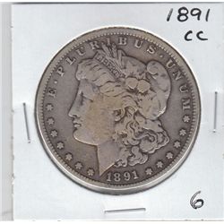 1891 CC CARSON CITY $1 MORGAN