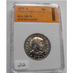1979 $1 MS 70 SUSAN B ANTHONY