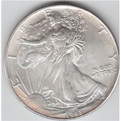 1995 SILVER AMERICAN EAGLE .999 FINE