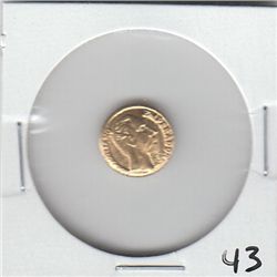 MEXICO GOLD WEDDING TOKEN