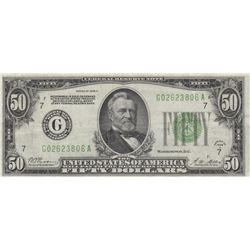 $50 REDEEMABLE IN GOLD FRN 1928