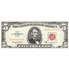 Image 1 : $5 RED SEAL LEGAL TENDER 1963 CHERRY SEAL CRISP