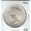 Image 1 : $1 PEACE 1922 UNCIRCULATED BU LUSTER