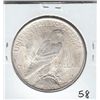 Image 2 : $1 PEACE 1922 UNCIRCULATED BU LUSTER