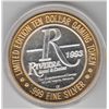 Image 1 : RIVIERA .999 FINE SILVER ROUND INGOT
