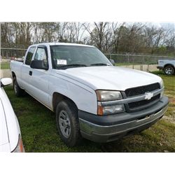 2005 CHEVROLET 1500 4X4 PICKUP