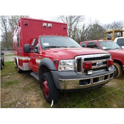 2005 FORD F450 AMBULANCE