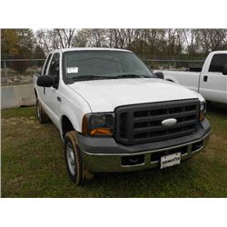 2007 FORD F250 XL 4X4 PICKUP