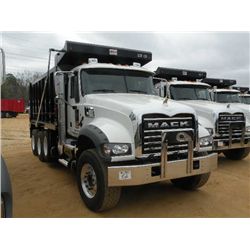2012 MACK GU713 TRI-AXLE DUMP