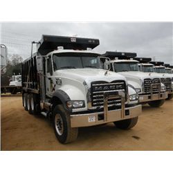 2012 MACK GU713 TRI-AXLE DUMP