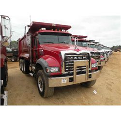 2011 MACK GU713 TRI-AXLE DUMP