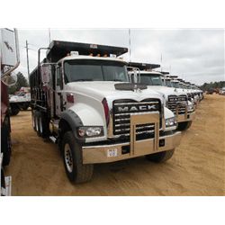 2011 MACK CV713 TRI-AXLE DUMP TRUCK