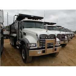 2011 MACK GU713 TRI-AXLE DUMP