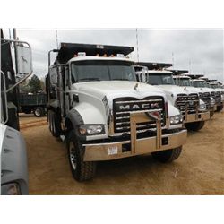 2011 MACK GU713 TRI-AXLE DUMP
