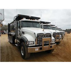 2011 MACK GU713 TRI-AXLE DUMP