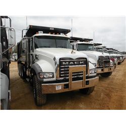 2011 MACK GU713 TRI-AXLE DUMP
