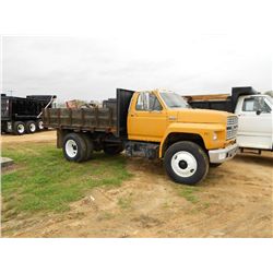 1986 FORD F700 S/A FLAT DUMP