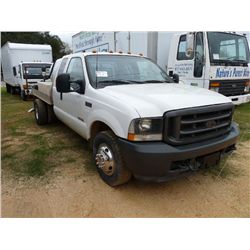 2003 FORD F350 FLATBED SEPTIC TRUCK