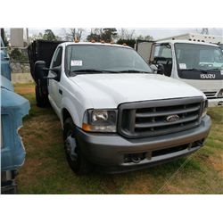 2003 FORD F350 FLATBED TK
