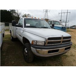 2001 DODGE RAM 3500 SERVICE TRUCK