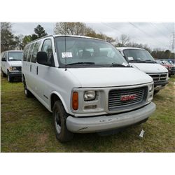 2001 GMC 2500SL VAN TRUCK