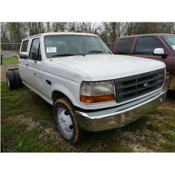 1996 FORD F350 CAB & CHASSIS