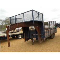 SHOPBUILT 18' T/A GOOSENECK TRAILER