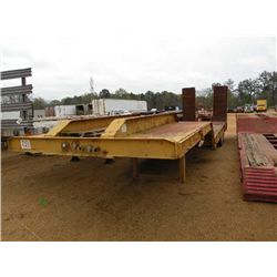 SHOP BUILT HD T/A 35 TON LOWBOY TRAILER