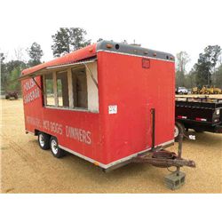 1991 CARGO CRAFT 14' CONCESSION TRAILER
