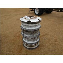 (1) LOT 4 STEEL DISC WHEELS