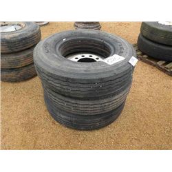 (1) LOT 3 GOODYEAR 9.00R-20 TIRES