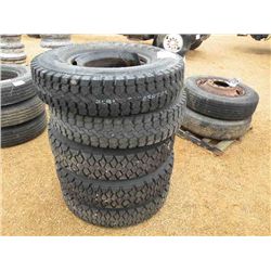 (1) LOT 4 FIRESTONE 9.00R-20 TIRES