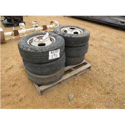 (1) LOT 6 16" TIRES & WHEELS