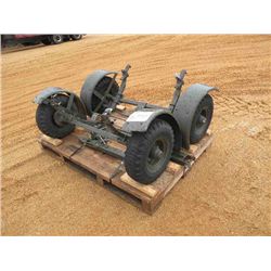 4 WHEEL WAGON RUNNING GEAR W/TONGUE