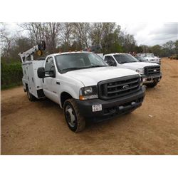 2004 FORD F550 4X4 MECHANICS TRUCK