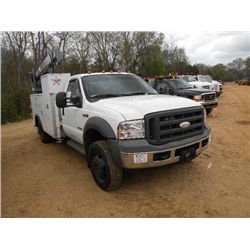 2005 FORD F550 MECHANICS SERVICE TRUCK